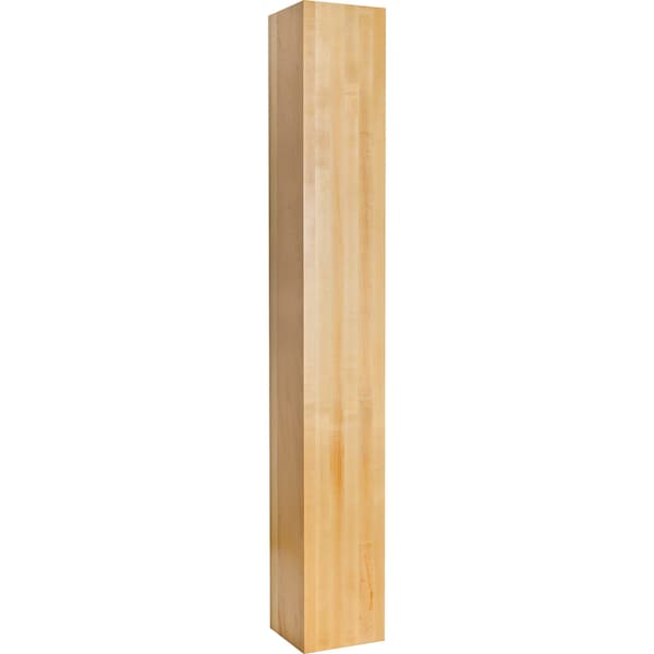 Hardware Resources 5" Wx5"Dx35-1/2"H Rubberwood Square Post P42-5RW - main
